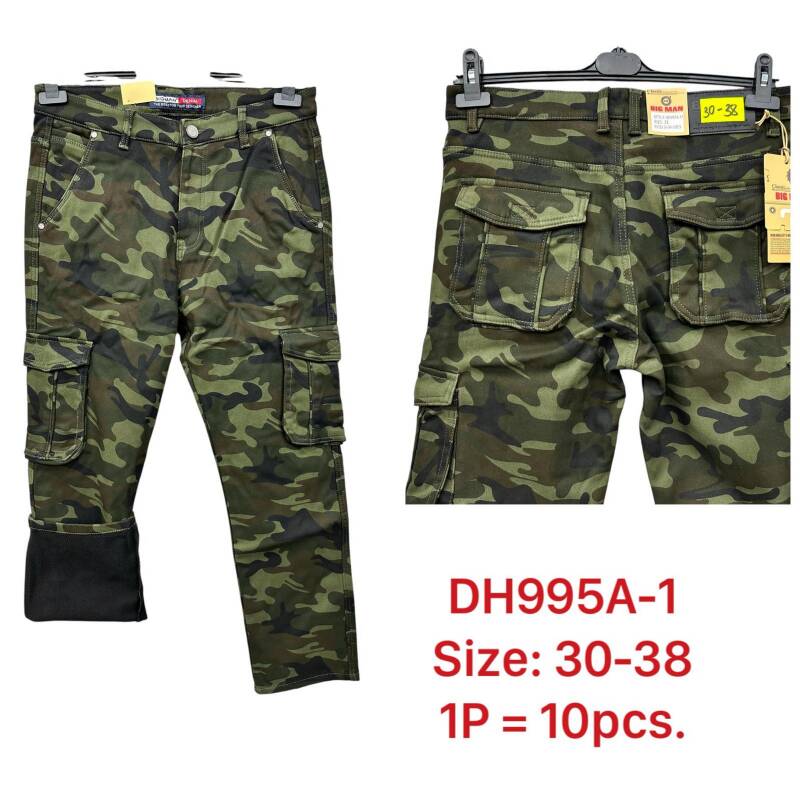 Spodnie jeansy meskie Roz 30-38, 1 Kolor Paczka 10 szt